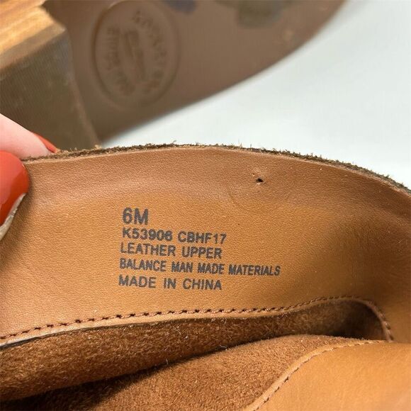 Kork-Ease Women's Brown Leather Tall Riding Boots Size 6 Knee High with Buckle - Picture 13 of 16